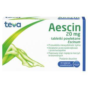 Aescin 20 mg x 30 tabl powlekanych