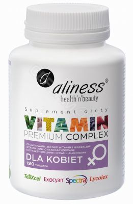 Aliness Vitamin Premium Complex dla kobiet x 120 tabl