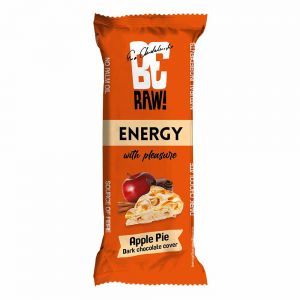BeRAW! Energy Baton energetyczny Apple Pie 40 g (szarlotka, gorzka czekolada)