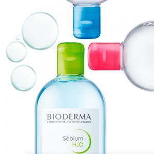 Bioderma Sebium H2O - antybakteryjny płyn micelarny do oczyszczania twarzy 500 ml + 500 ml (duopack)