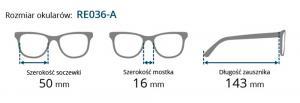 Brilo okulary do czytania RE036-A/350 (+3,5)