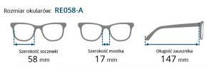 Brilo okulary do czytania RE058-A/200 (+2,0)