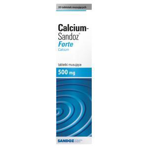 Calcium sandoz forte 500 mg x 20 tabl