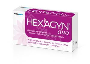 Hexagyn duo 2 g x 10 globulek dopochwowych