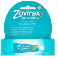 Zovirax Intensive Krem przeciwwirusowy do opryszczki ust i twarzy 50 mg/g 2 g