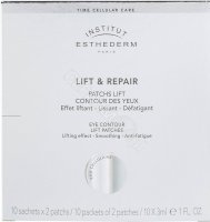 Institut Esthederm Lift & Repair - ekskluzywne płatki pod oczy o działaniu liftingującym 10 x 3 ml