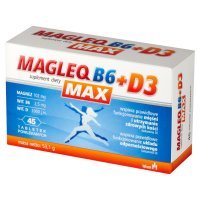MagleQ B6 Max + D3 x 45 tabletek