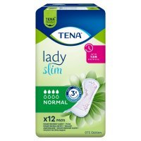 Wkładki urologiczne TENA Lady Slim Normal 6 x 12 szt (6-pack)