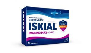 Iskial Immuno Max + Cynk x 120 kaps (KRÓTKA DATA)