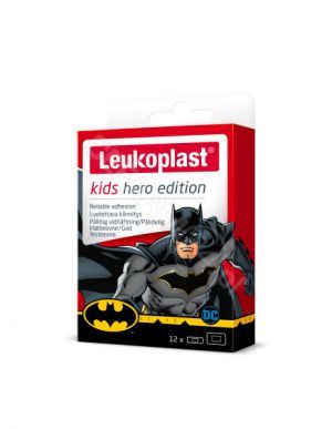 Leukoplast Kids plastry dla dzieci Hero Edition (Batman) x 12 szt