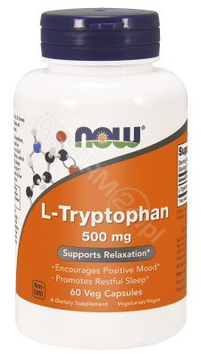 NOW Foods L-Tryptophan 500 mg x 60 kaps