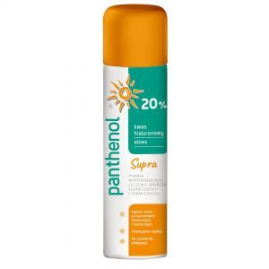Panthenol 20% Supra pianka wspomagająca leczenie oparzeń słonecznych i termicznych 150 ml
