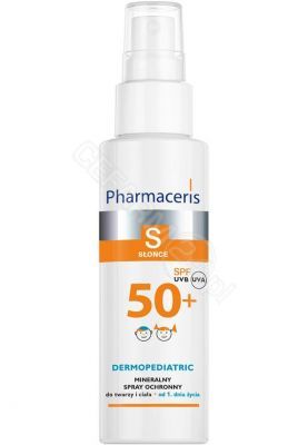Pharmaceris S - mineralny spray ochronny do twarzy i ciała od 1 dnia życia spf50+ 100 ml
