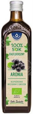 100% sok ekologiczny Aronia 490 ml (Oleofarm)
