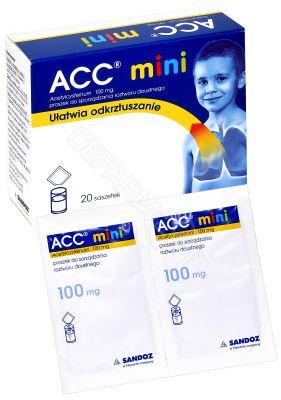 ACC mini 100 mg x 20 sasz