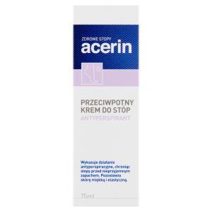 Acerin perspirant - krem przeciwpotny do stóp 75 ml
