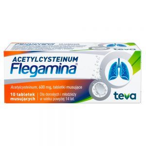 Acetylcysteinum Flegamina 600 mg x 10 tabl musujących