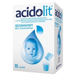 Acidolit bezsmakowy dla niemowląt x 10 sasz po 4,4g