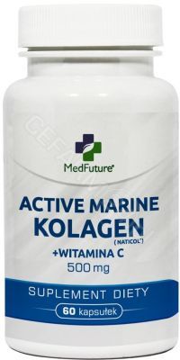 Active Marine Kolagen + Witamina C 500 mg x 60 kaps (Medfuture)