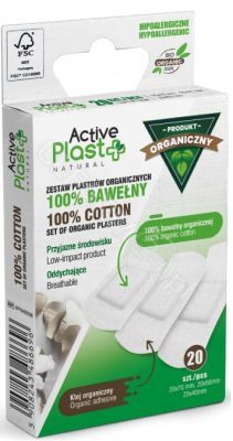 Active Plast plastry organiczne x 20 szt (MIX)