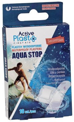 Active Plast - plastry wodoodporne Aqua Stop x 10 szt (MIX)