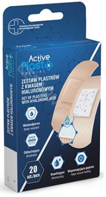 Active Plast - plastry z kwasem hialuronowym x 20 szt