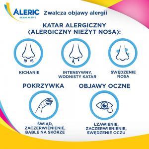 Aleric deslo active 2,5 mg na alergię i katar sienny dla dzieci x 10 tabl ulegających rozpadowi w jamie ustnej