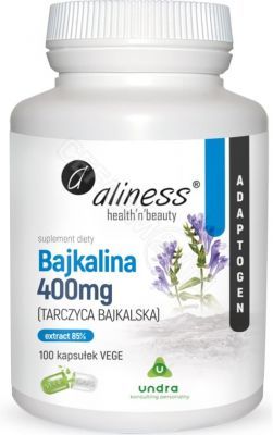 Aliness Bajkalina (Tarczyca bajkalska) Extract 85% 400 mg x 100 kaps