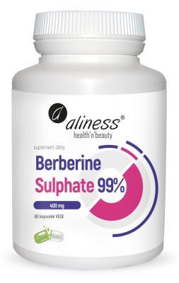 Aliness Berberine Sulphate 99% 400 mg x 60 kaps