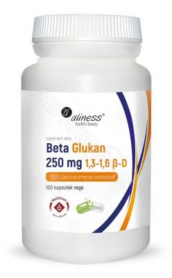 Aliness Beta Glukan 250 mg x 100 kaps (KRÓTKA DATA)