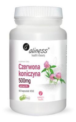 Aliness Czerwona Koniczyna extract 8%  500 mg x 90 kaps vege