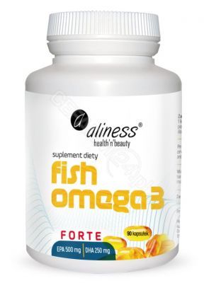 Aliness  Fish Omega 3 FORTE 500/250mg x 90 kaps