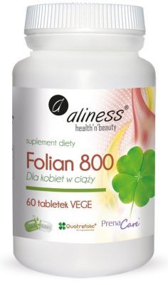 Aliness Folian dla kobiet w ciąży 800 µg x 60 tabl vege