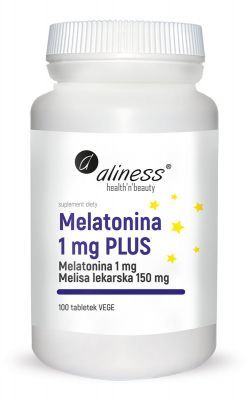Aliness Melatonina 1 mg PLUS x 100 tabl vege