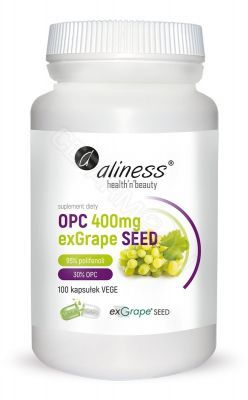 Aliness OPC exGrapeSeeds 400 mg x 100 kaps vege