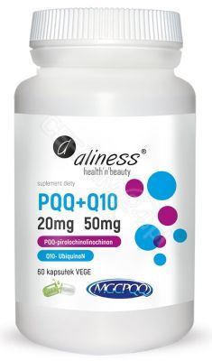 Aliness PQQ 20 mg + Q10 50 mg x 60 kaps