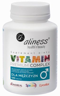 Aliness Vitamin Premium Complex dla mężczyzn x 120 tabl