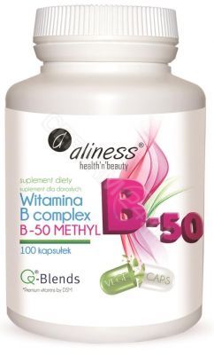 Aliness Witamina B Complex B-50 Methyl x 100 kapsułek