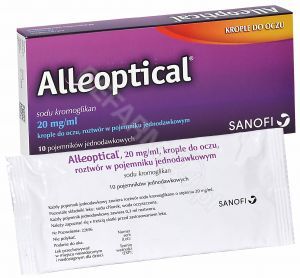 Alleoptical 20 mg/ml krople do oczu x 10 pojemników jednodawkowych