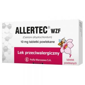 Allertec WZF 10 mg x 7 tabl powlekanych