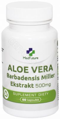 Aloe Vera Barbadensis Miller Ekstrakt 500 mg x 60 kaps (Medfuture)