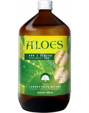 Aloes - sok z aloesu 1000 ml (laboratoria natury)