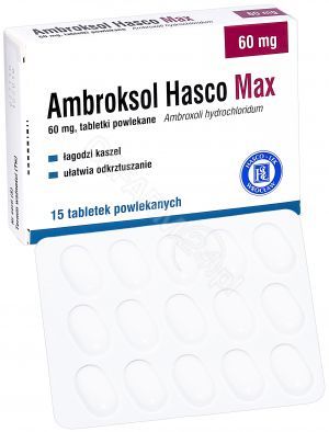 Ambroksol Hasco Max 60 mg x 15 tabl powlekanych