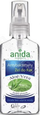 Anida żel antybakteryjny do rąk Aloe Vera 50 ml (pompka)