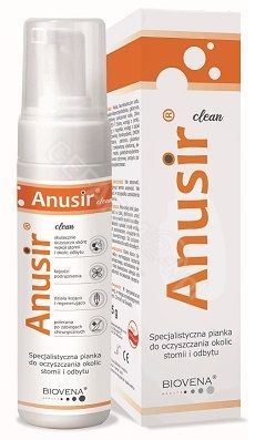 Anusir Clean specjalistyczna pianka do oczyszczania okolic stomii i odbytu 225 g