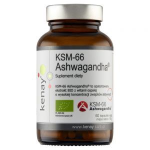 Ashwagandha KSM-66 BIO x 60 kaps (Kenay)