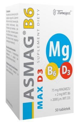 Asmag B6 MAX D3 x 50 tabl