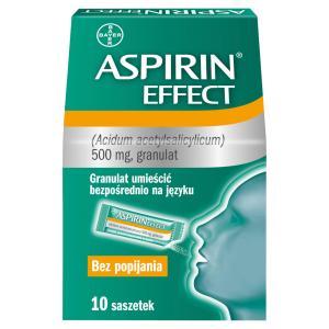 Aspirin effect 500 mg x 10 sasz