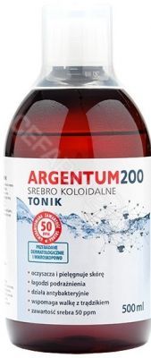 Aura Herbals Argentum 200 Srebro Koloidalne 25 ppm 500 ml (tonik)