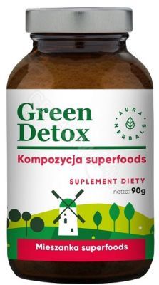 Aura Herbals Green Detox - kompozycja superfoods 90 g